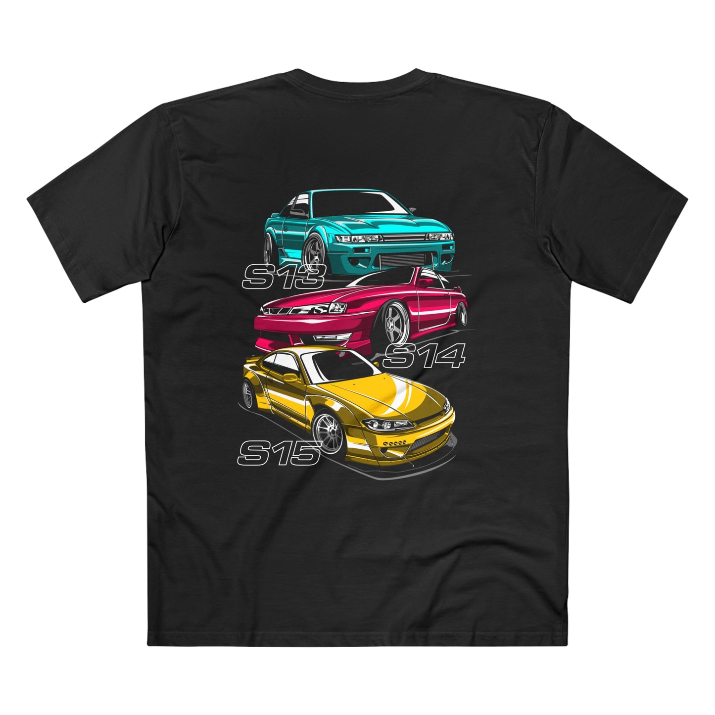 HNCR - AS Colour Men's Staple Tee - Nissan Silvia S13 S14 S15 (Premium)