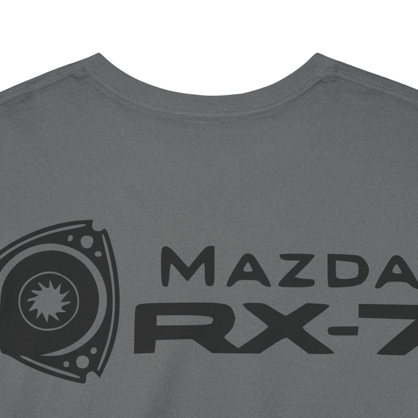 MAZDACT - Gildan Unisex Heavy Cotton Tee - MAZDA RX-7 Front Only (Standard)