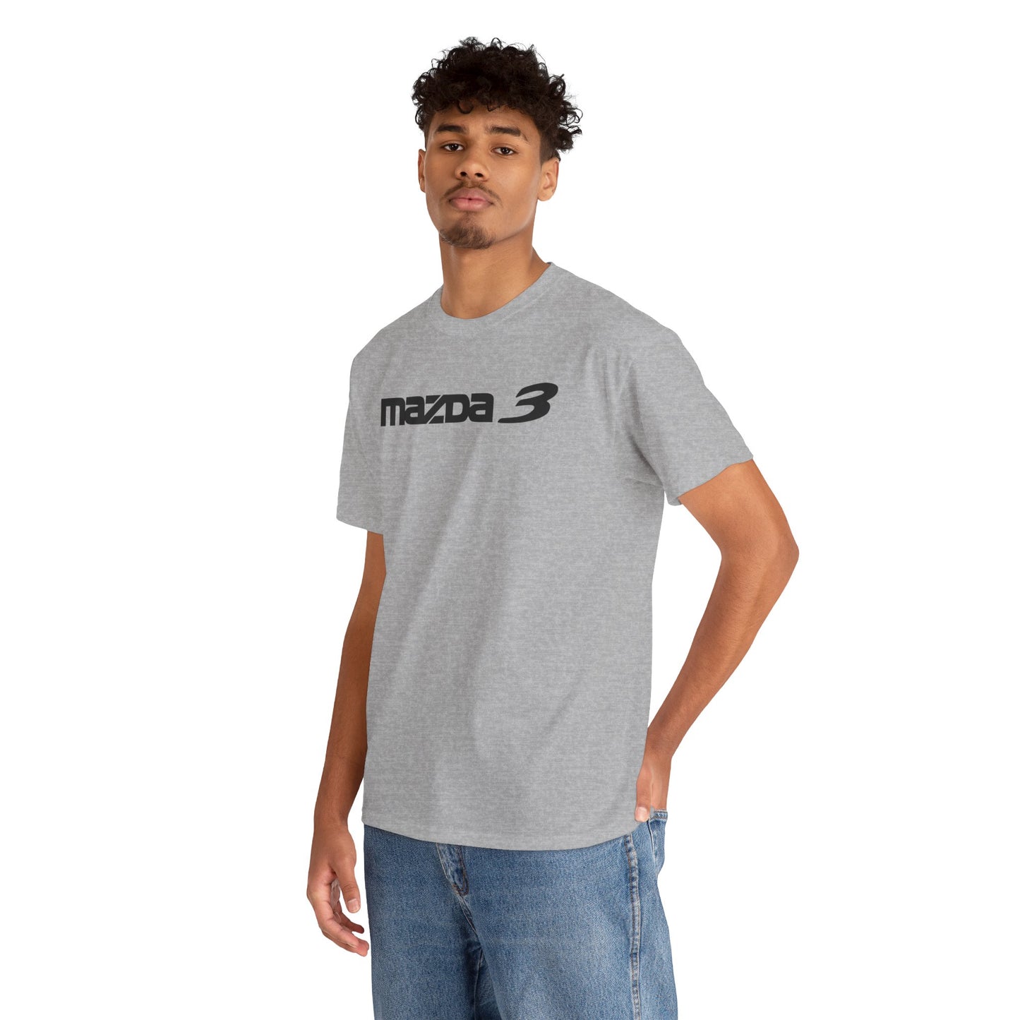 MAZDACT - Gildan Unisex Heavy Cotton Tee - Mazda 3 Front Only (Standard)