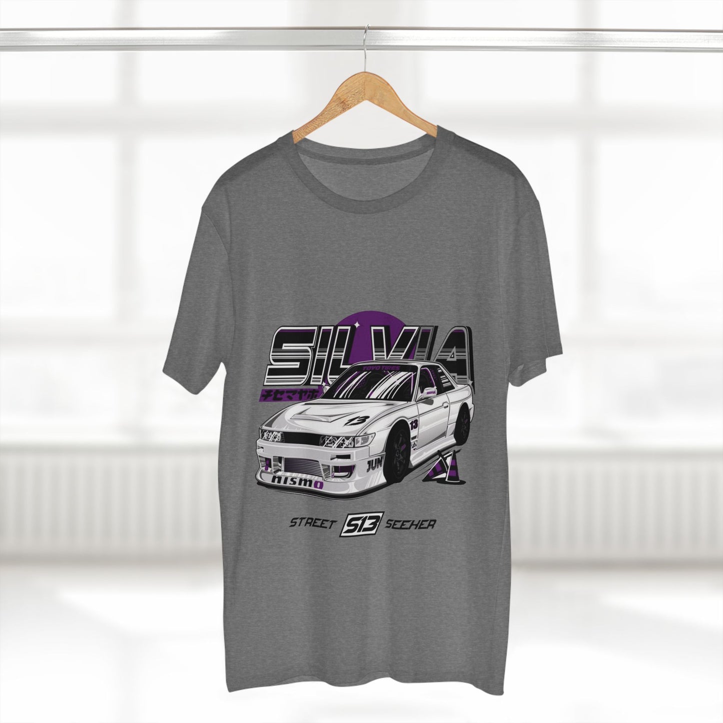 HNCR - AS Colour Men's Staple Tee - Nissan Silvia S13 Street Seeker (Premium)