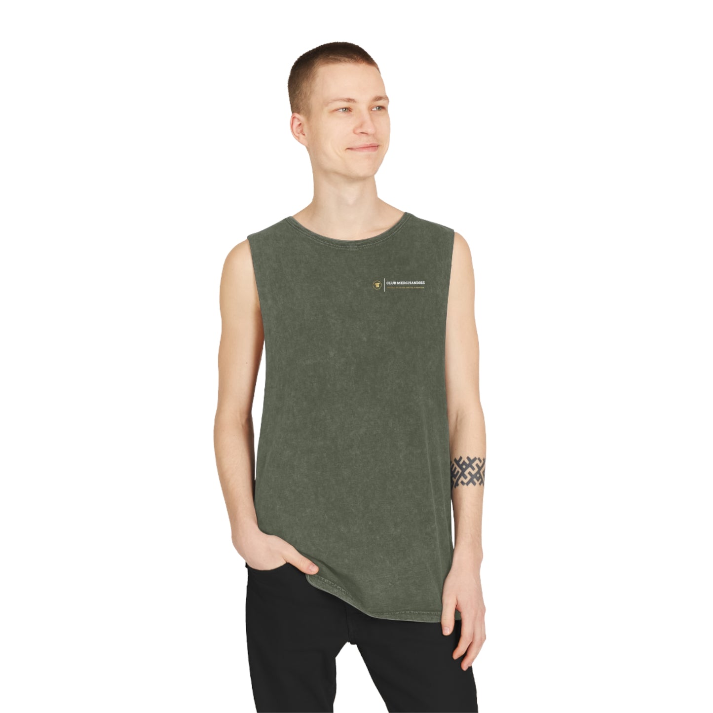 Club Merchandise - AS Colour Unisex Stonewash Tank with Logo