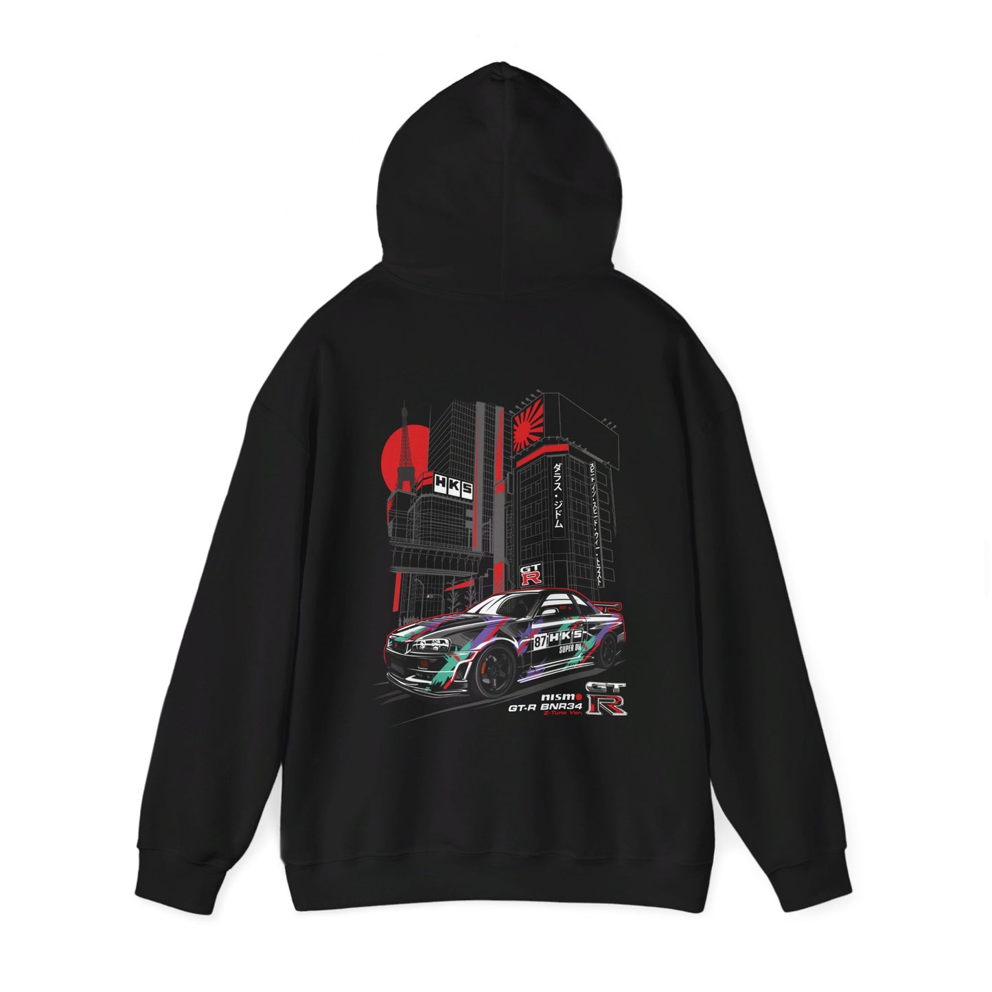 All Designs - Hoodie - Nissan Skyline R34 GTR NISMO