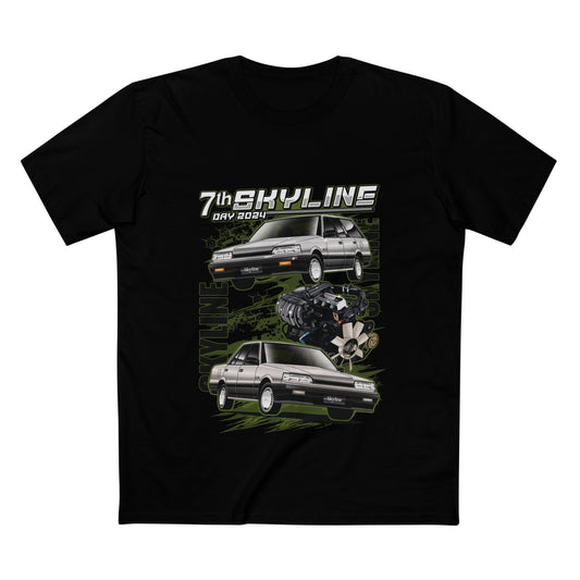 HNCR - AS Colour Men's Staple Tee - 31 Skyline Day 2024 - Front Only (Premium)