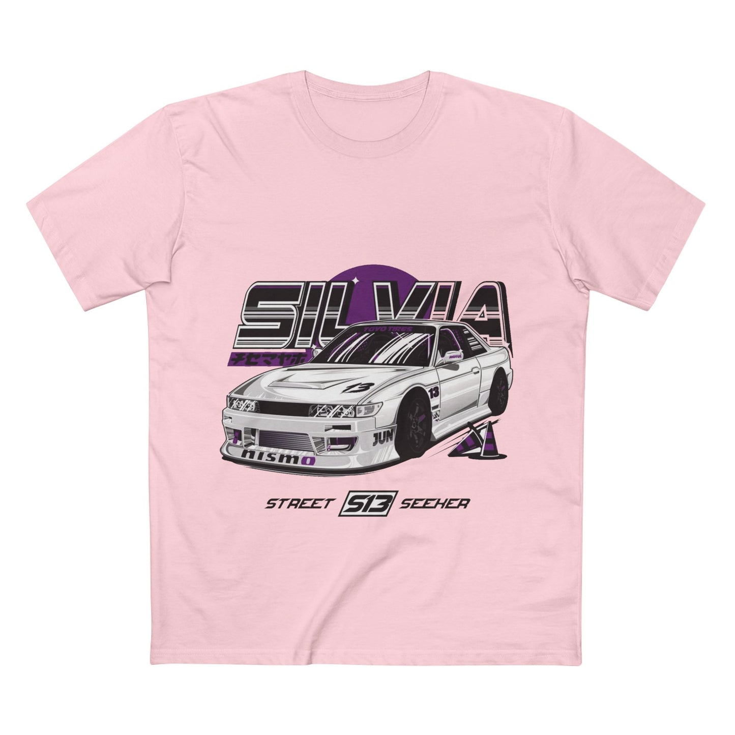 HNCR - AS Colour Men's Staple Tee - Nissan Silvia S13 Street Seeker (Premium)