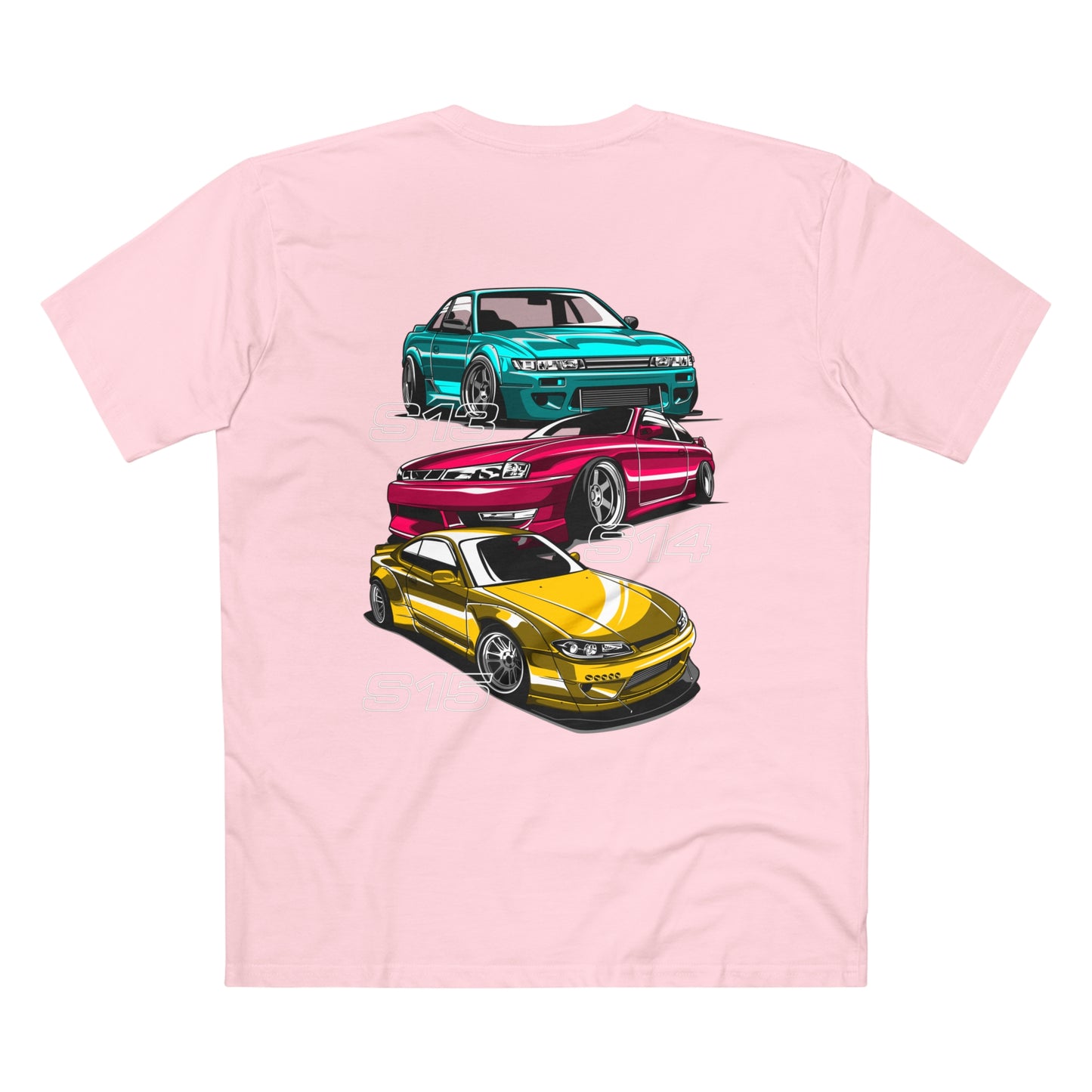 HNCR - AS Colour Men's Staple Tee - Nissan Silvia S13 S14 S15 (Premium)