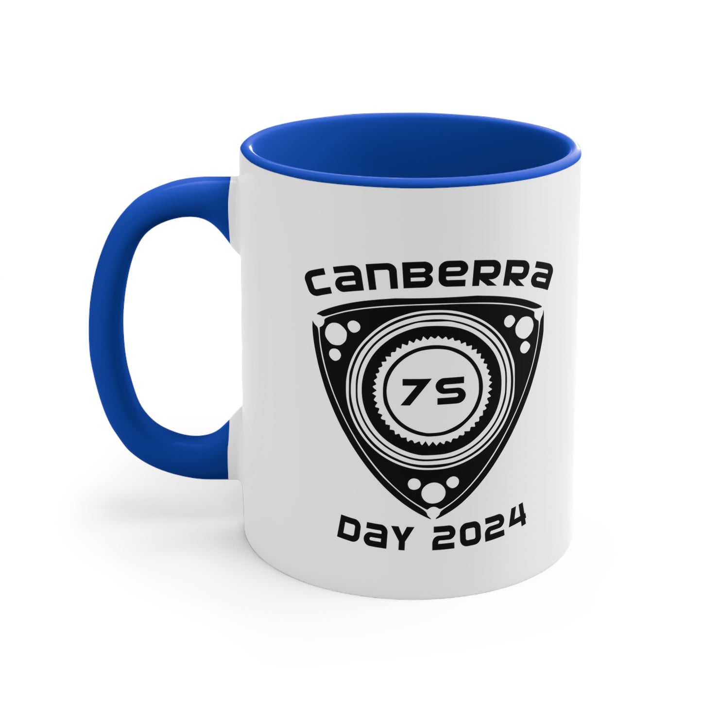 Canberra 7s Day - Mug - 7s Day Logo and MAZDACT Crest 325ml