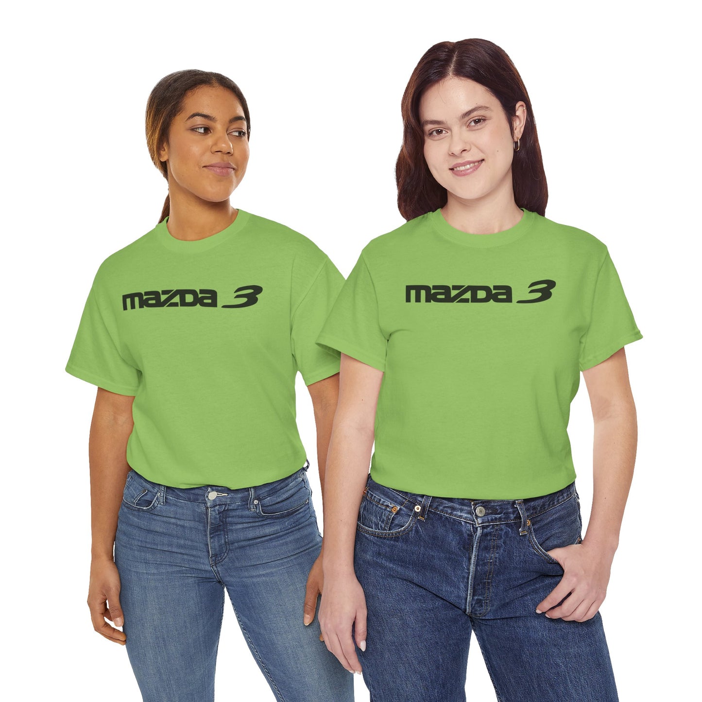 MAZDACT - Gildan Unisex Heavy Cotton Tee - Mazda 3 Front Only (Standard)