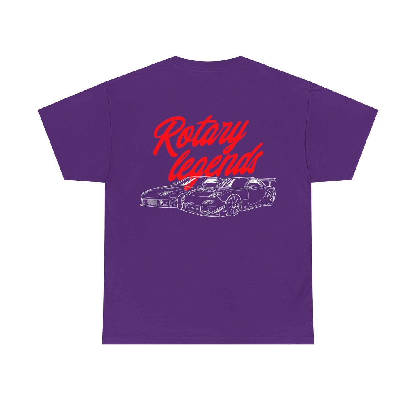 MAZDACT - Gildan Unisex Heavy Cotton Tee - Mazda Rotary Legends Back (Standard)