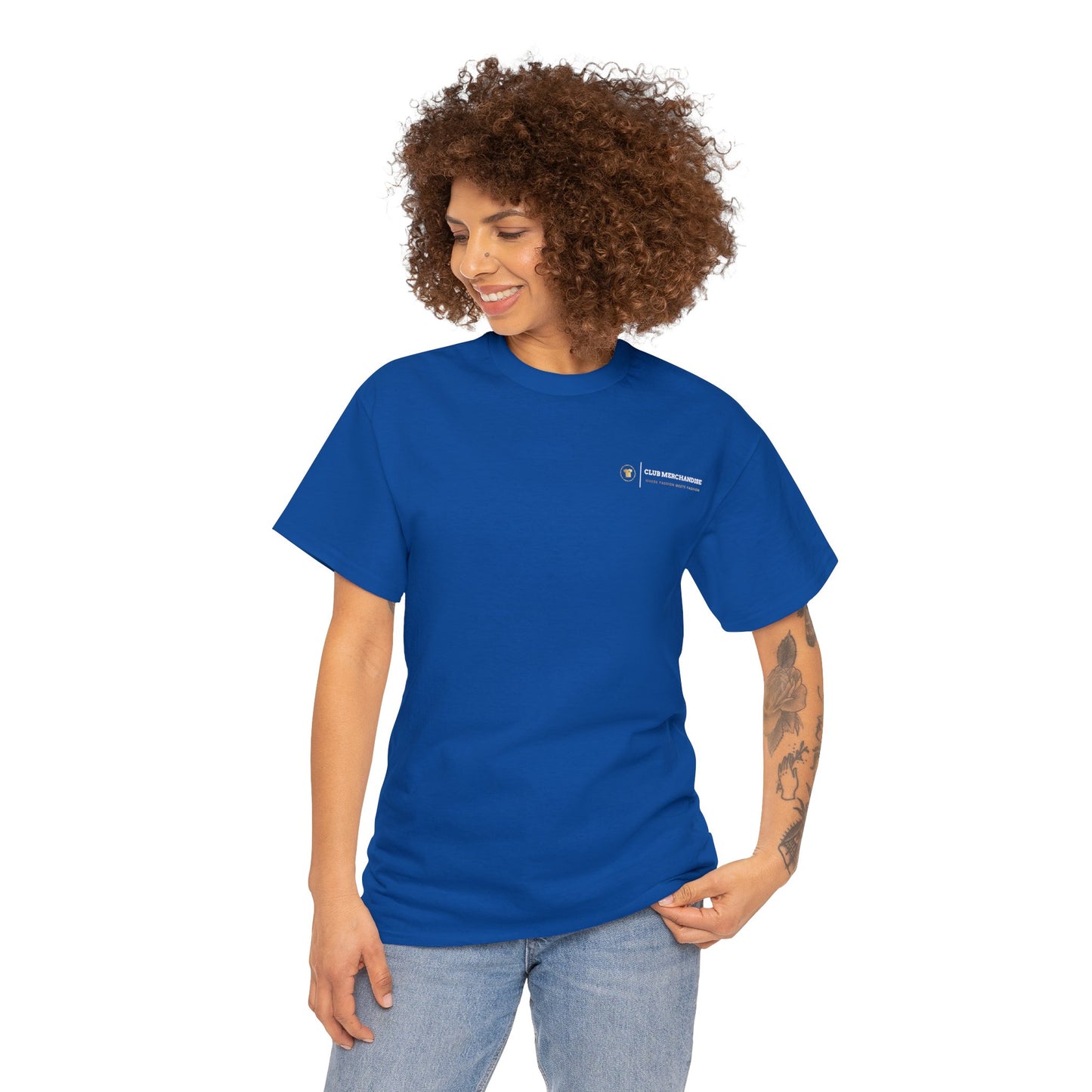 Club Merchandise - Gildan Unisex Heavy Cotton Tee with Logo (Additional Sizes\Colours)