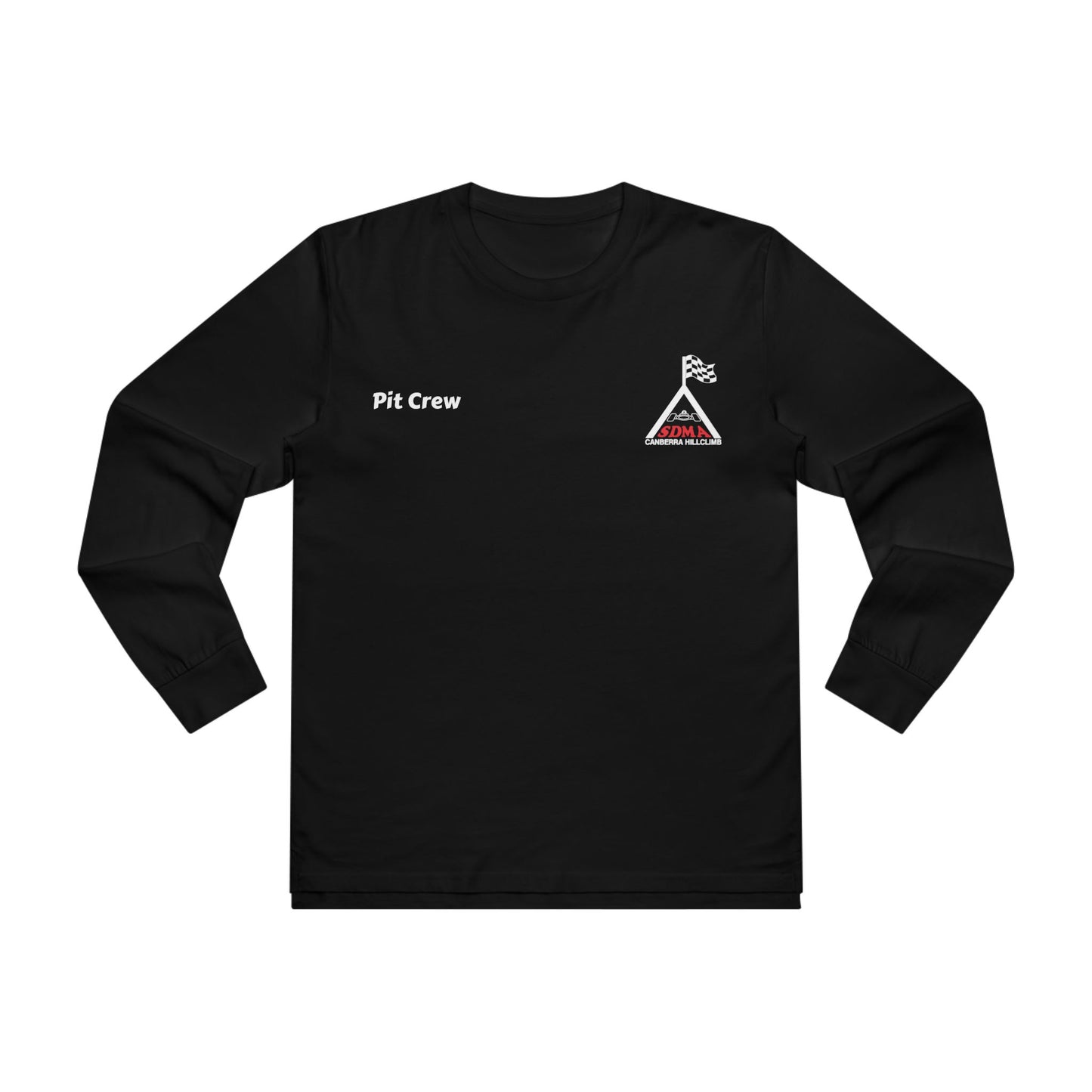 Tri-Series - SDMA - Men's Hillclimb Challenge Longsleeve Tee - Black - Front - Pit Crew