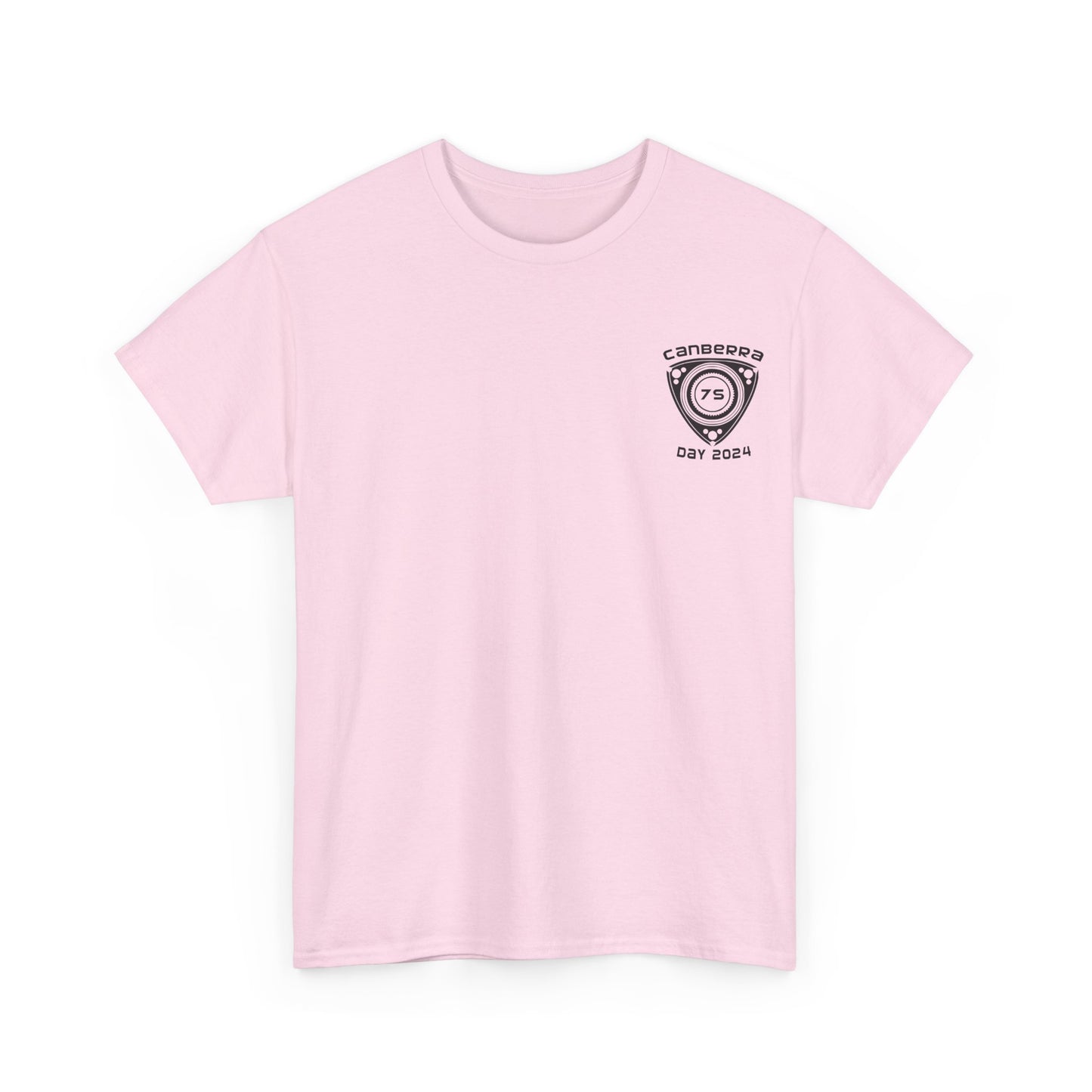 Canberra 7s Day - Official T-Shirt - FD Pink Front