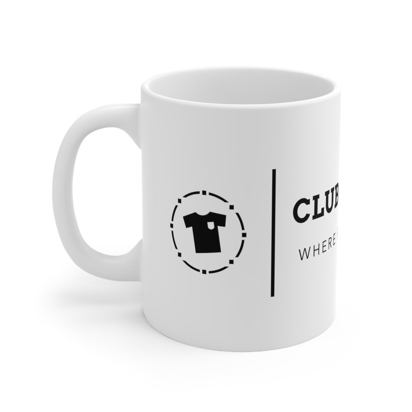 Club Merchandise - Ceramic Coffee Mug with Logo 325ml