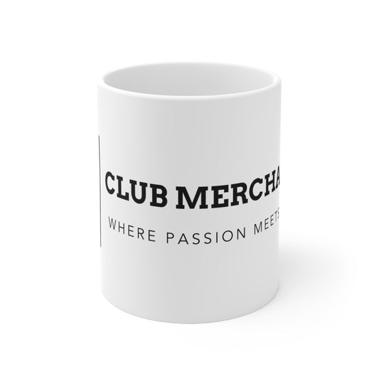 Club Merchandise - Ceramic Coffee Mug with Logo 325ml