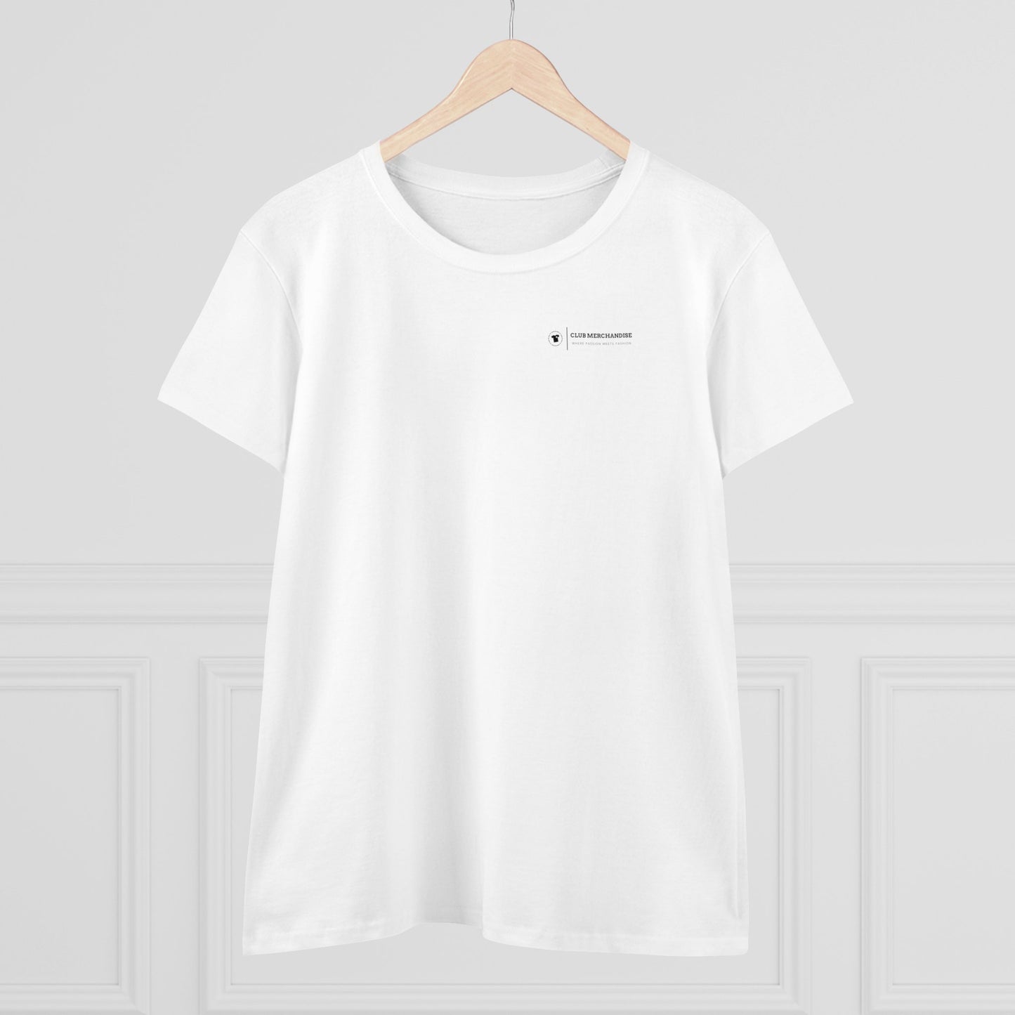 Club Merchandise - Gildan Women's Midweight Cotton Tee with Logo