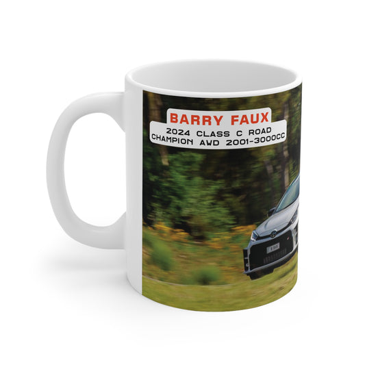 SDMA - Series Championship Trophy Mug - 8. Barry Faux - Toyota Yaris
