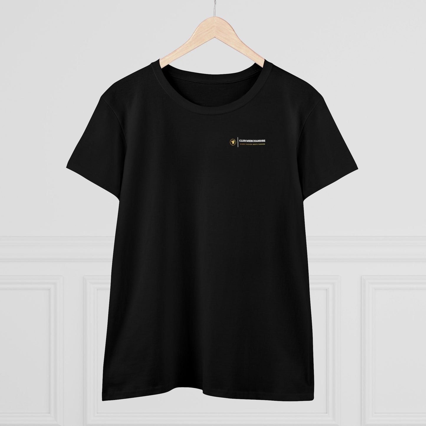 Club Merchandise - Gildan Women's Midweight Cotton Tee with Logo