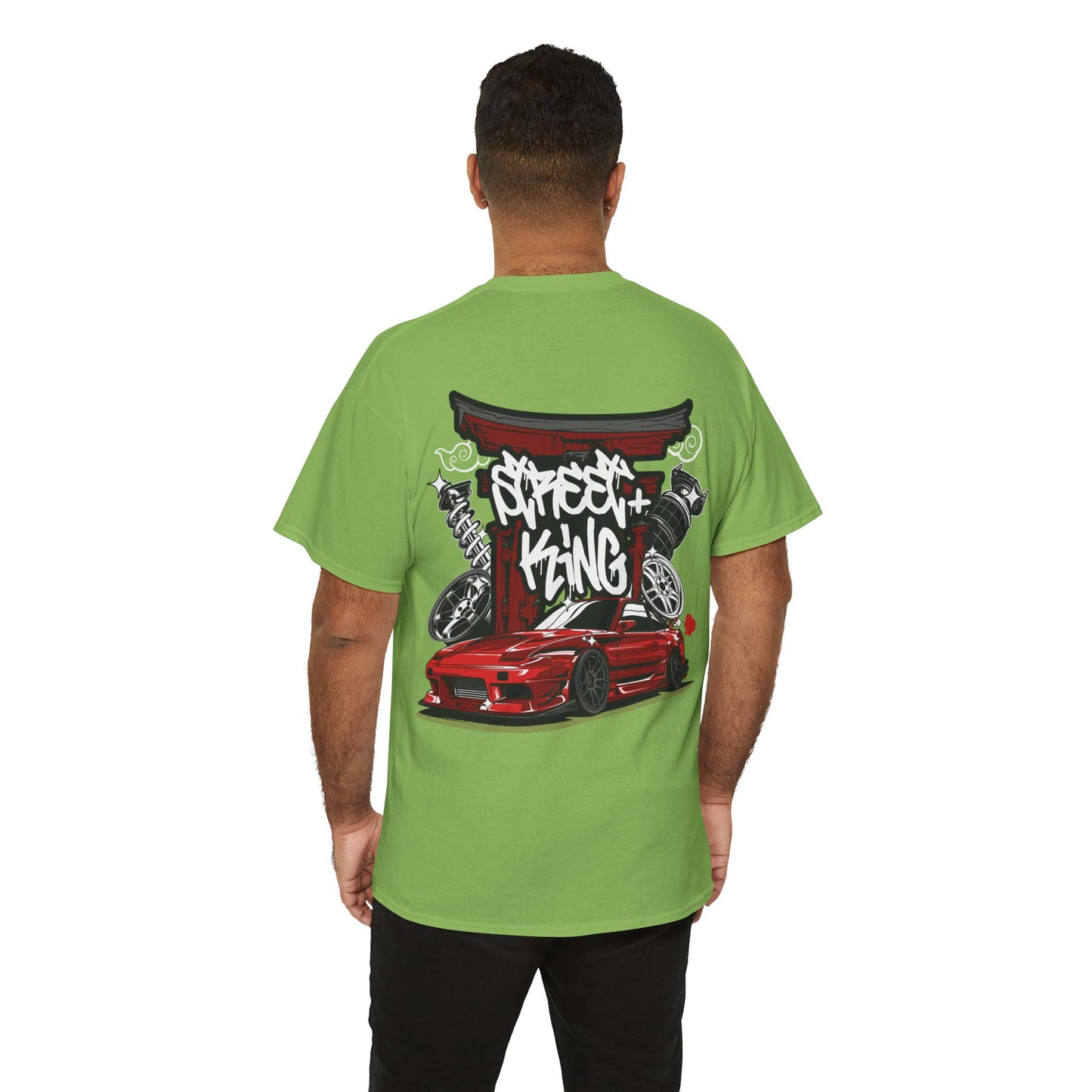 MAZDACT - Gildan Unisex Heavy Cotton Tee - Mazda RX-7 1985 Street King Rear Only (Standard)