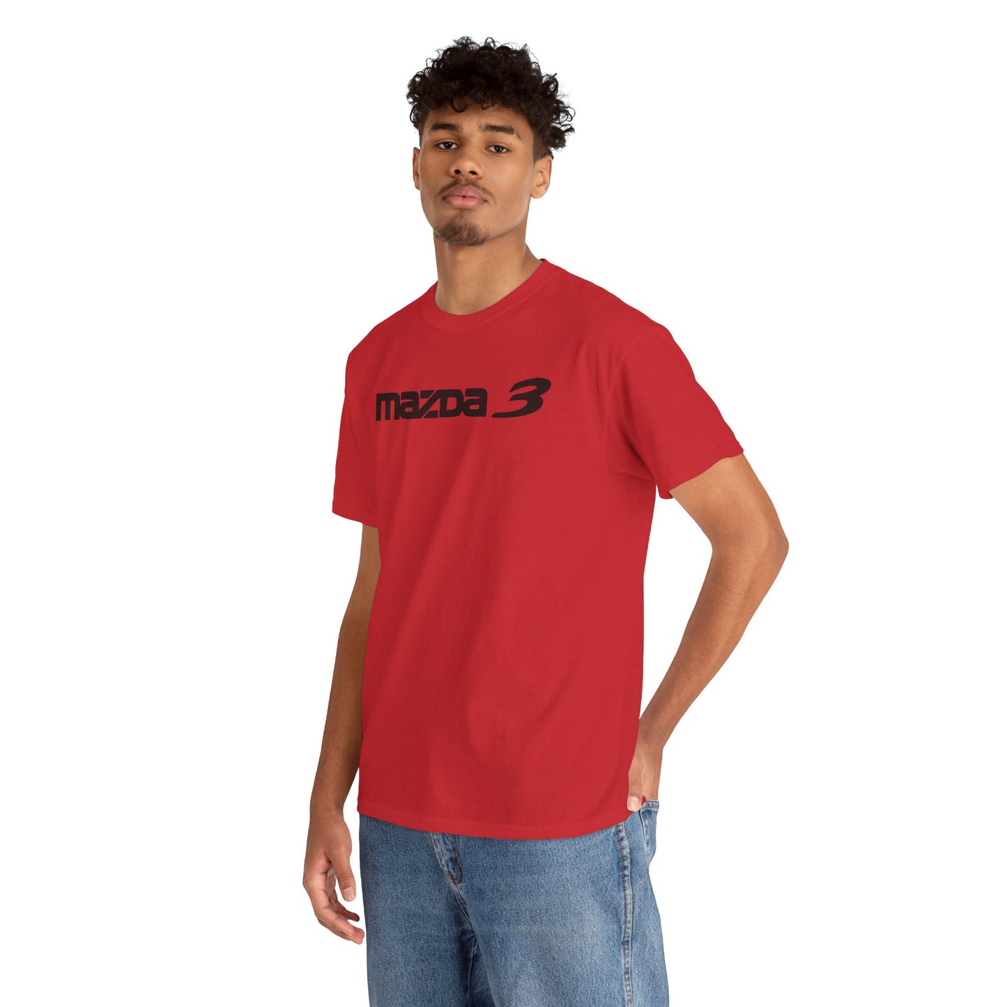 MAZDACT - Gildan Unisex Heavy Cotton Tee - Mazda 3 Front Only (Standard)