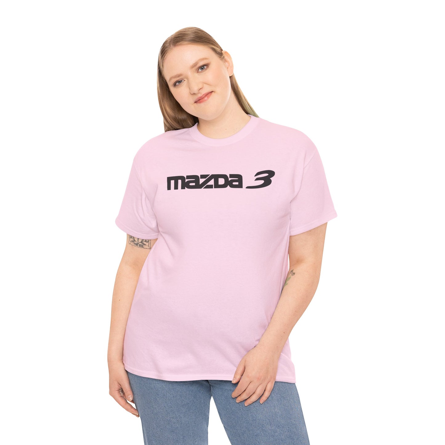 MAZDACT - Gildan Unisex Heavy Cotton Tee - Mazda 3 Front Only (Standard)