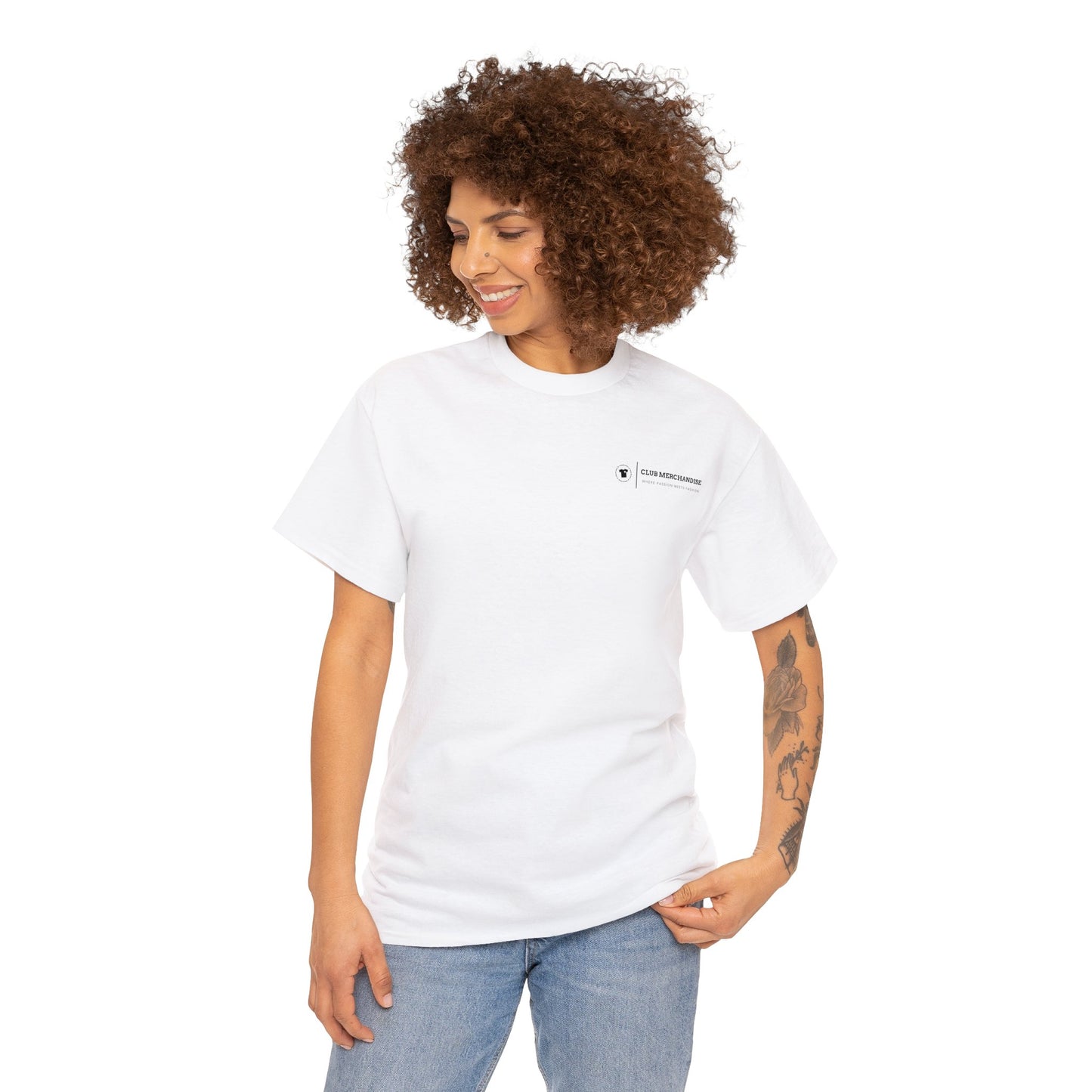 Club Merchandise - Gildan Unisex Heavy Cotton Tee with Logo (Additional Sizes\Colours)