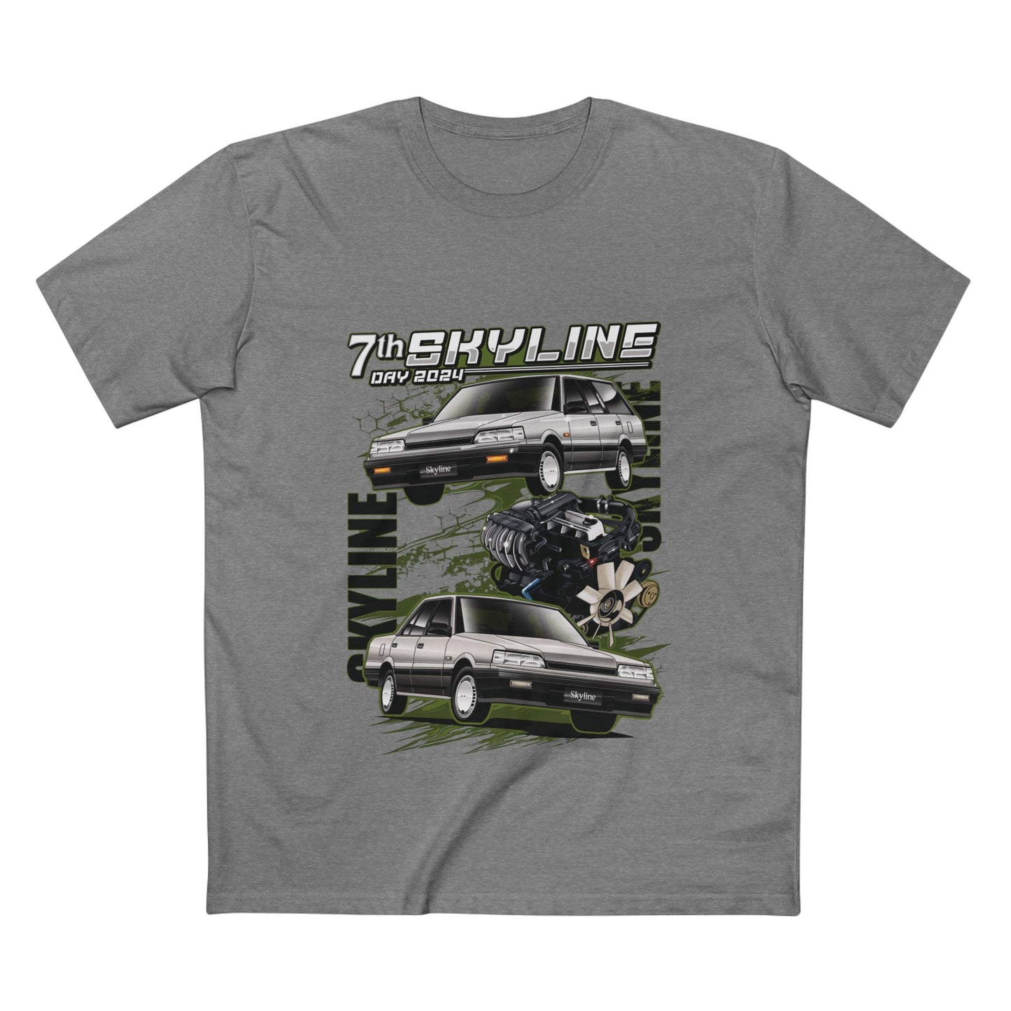 HNCR - AS Colour Men's Staple Tee - 31 Skyline Day 2024 - Front Only (Premium)