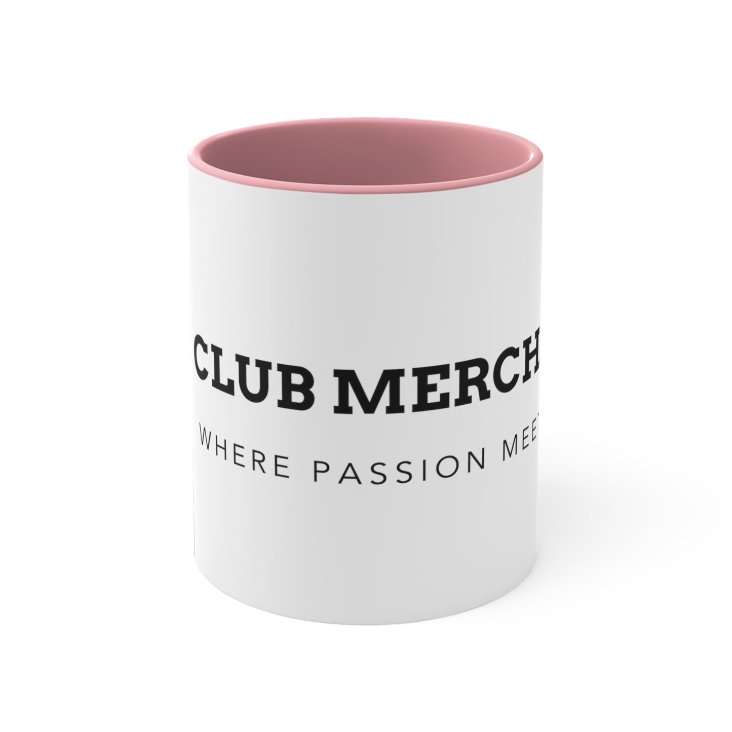 Club Merchandise - Colourful Accent Mugs with Logo 325ml