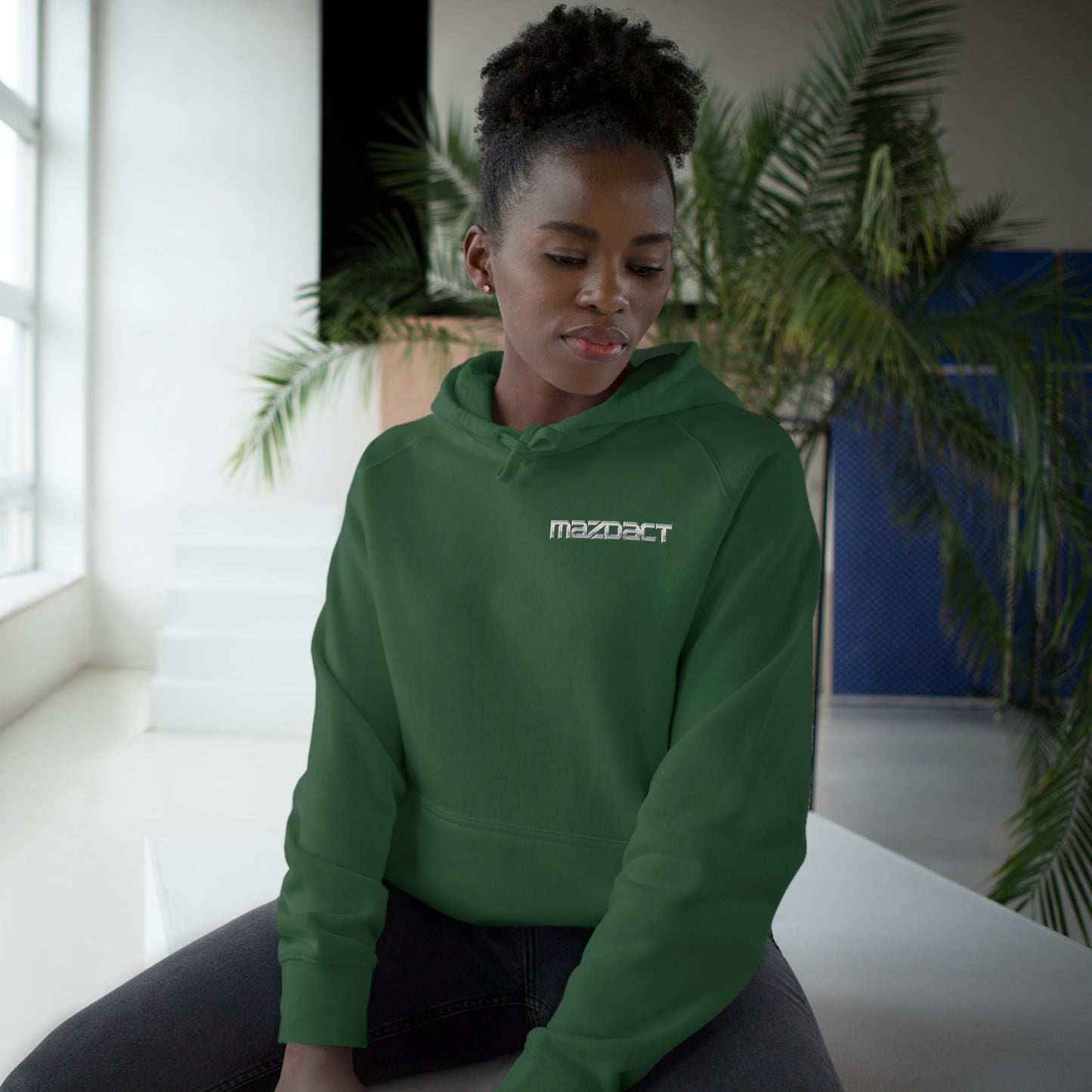 MAZDACT - AS Colour Unisex Supply Hoodie with Logo Front Only (Premium)