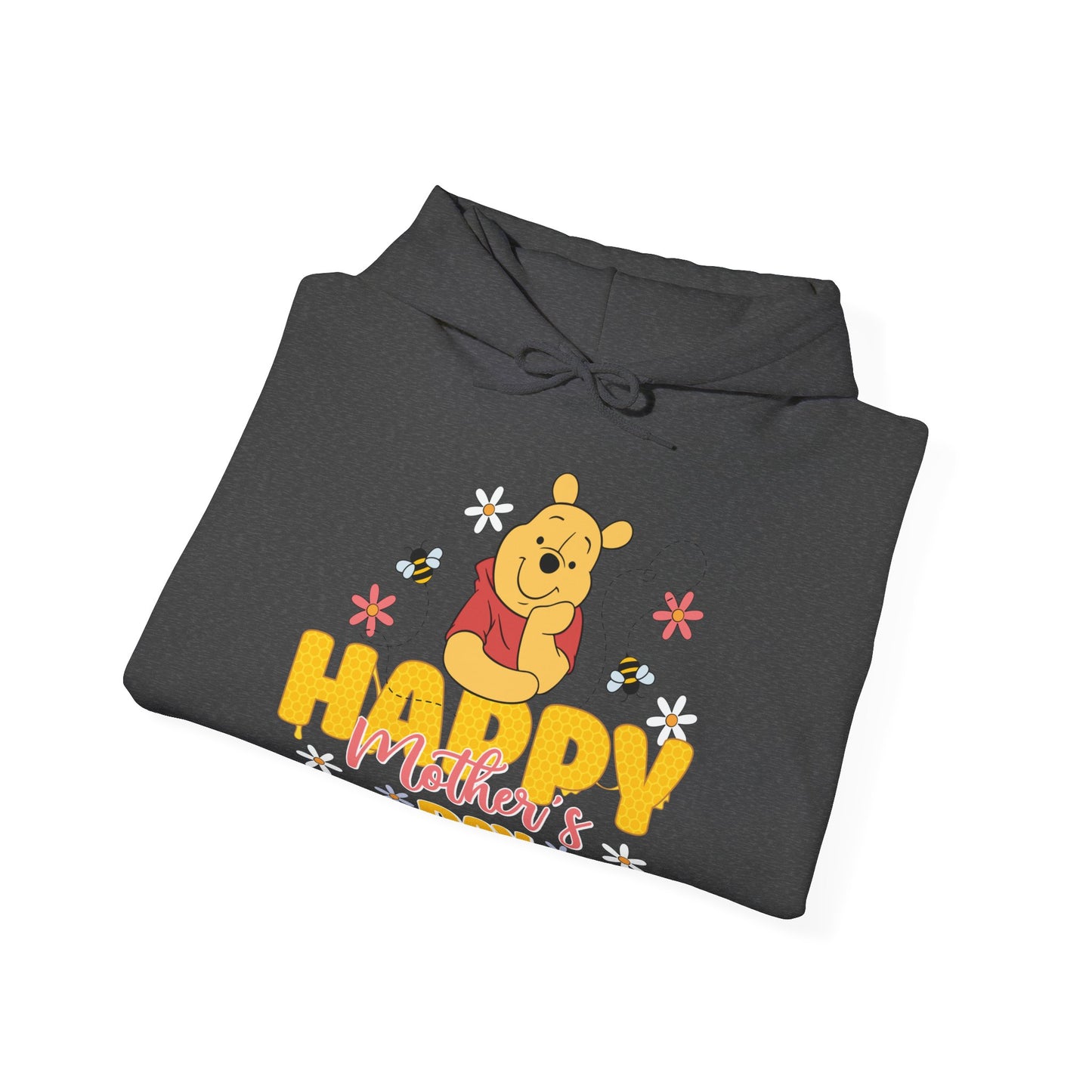 One Off Designs - Unisex Heavy Blend Hoodie - Happy Mothers Day Pooh Bear