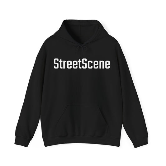 StreetScene - Gildan Heavy Blend Hoodie - Brand Logo - Black - Front