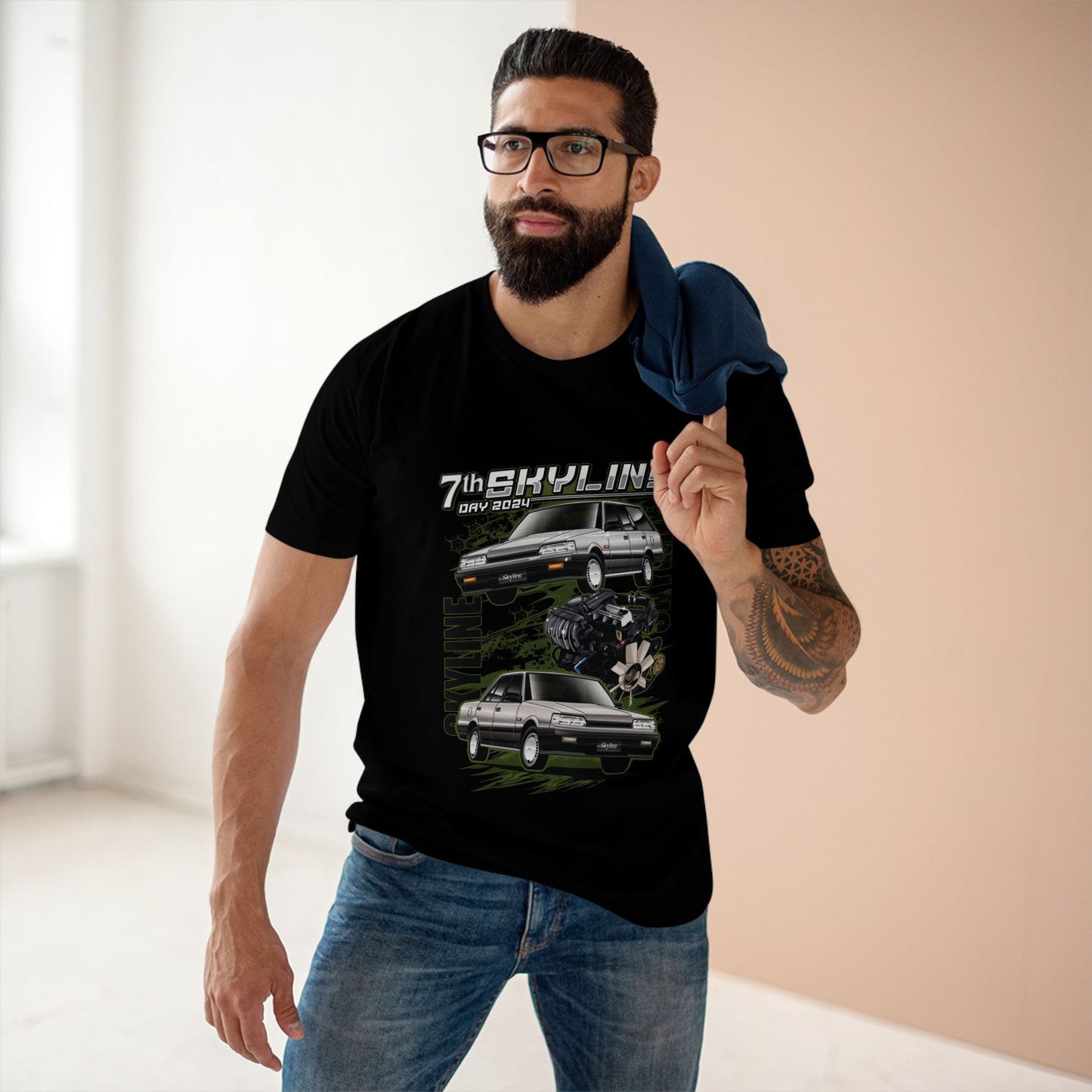 HNCR - AS Colour Men's Staple Tee - 31 Skyline Day 2024 - Front Only (Premium)