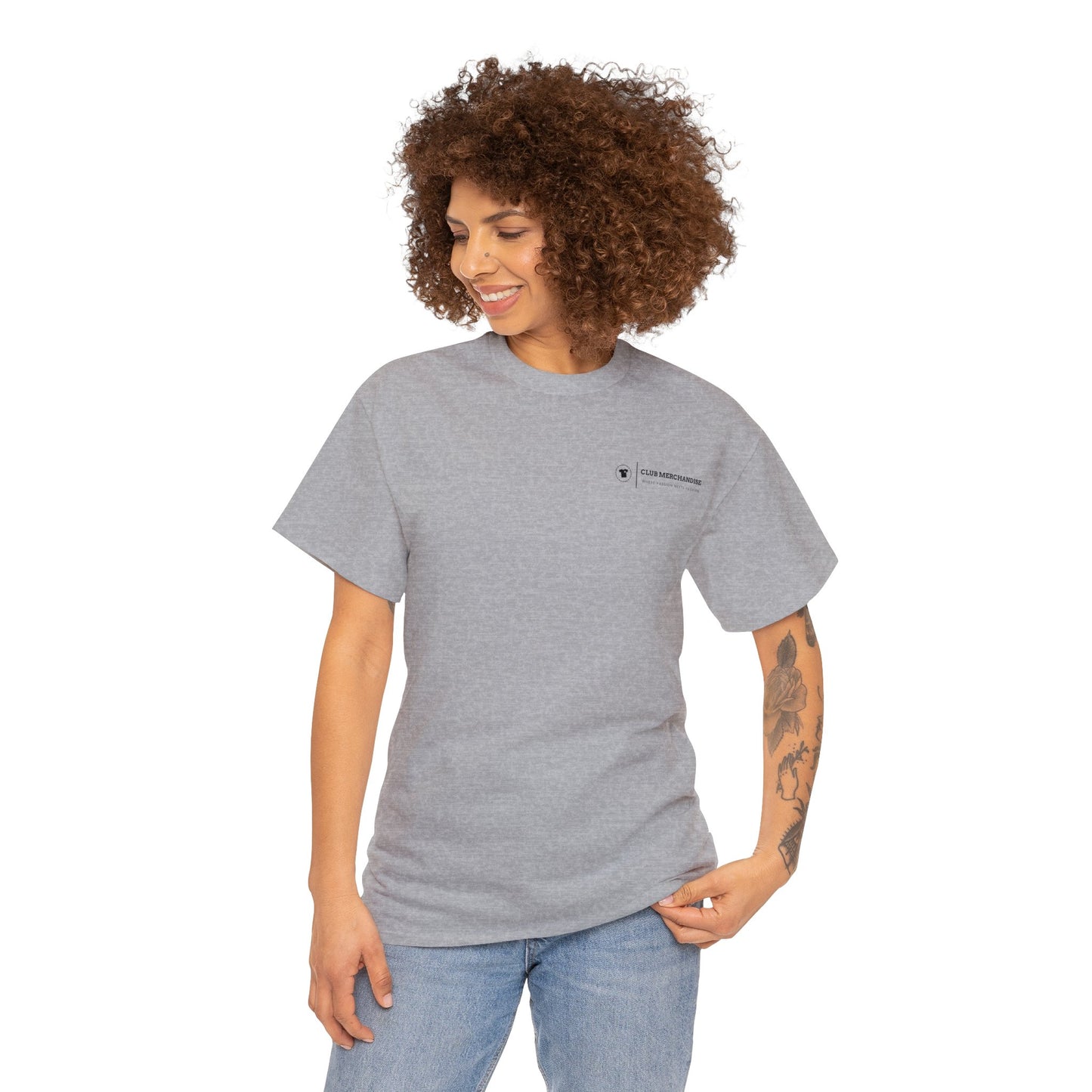 Club Merchandise - Gildan Unisex Heavy Cotton Tee with Logo (Additional Sizes\Colours)