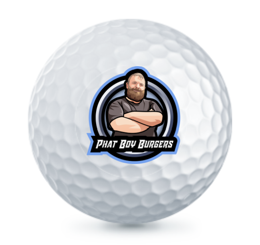 Phat Boy Burgers - 1 Dozen Golf Balls with Logo